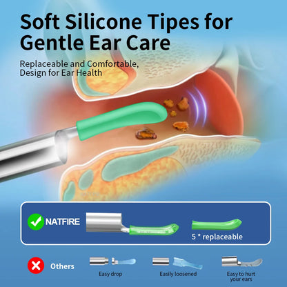 Wireless Ear Wax Cleaner with HD Camera – LED Otoscope & Ear Cleaning Tool