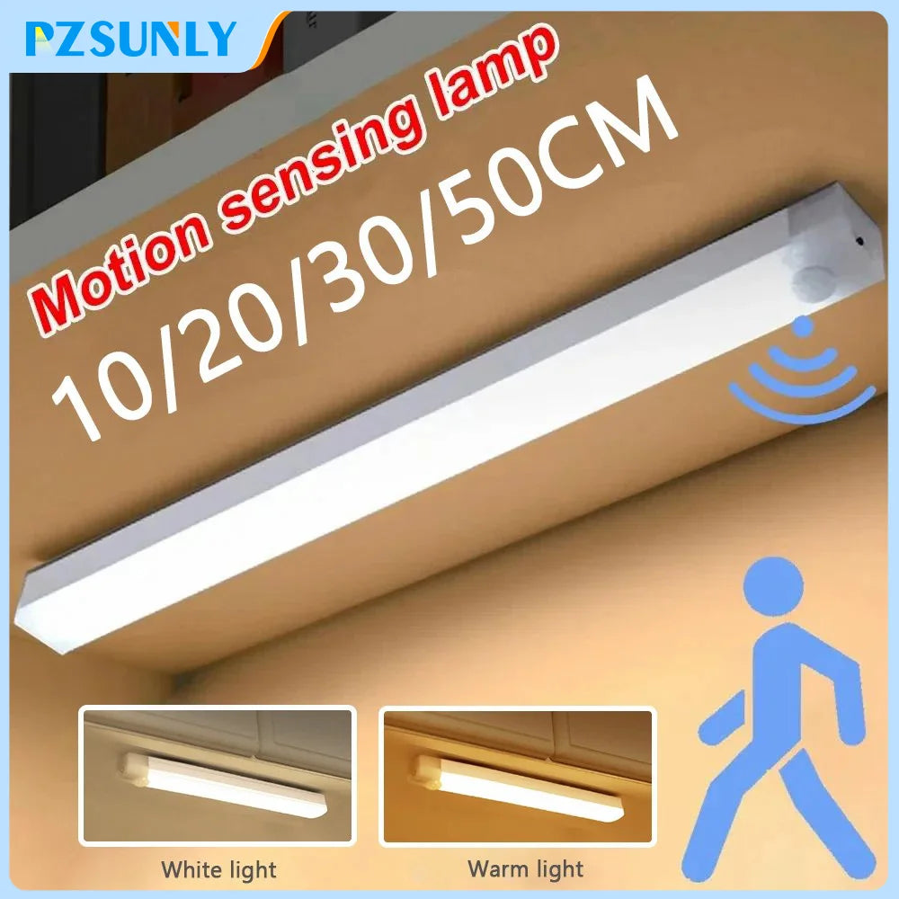 Rechargeable Motion Sensor LED Light – Type-C Cabinet, Wardrobe & Stairway Light