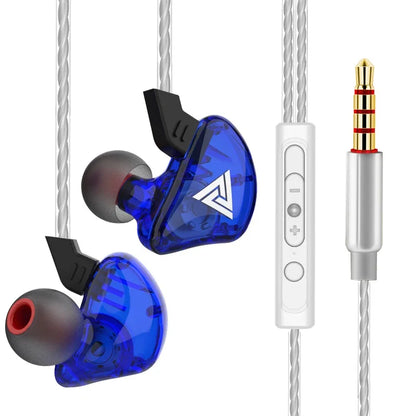 QKZ AK3 FiLe Wired Earphones – HiFi In-Ear Headphones with Microphone