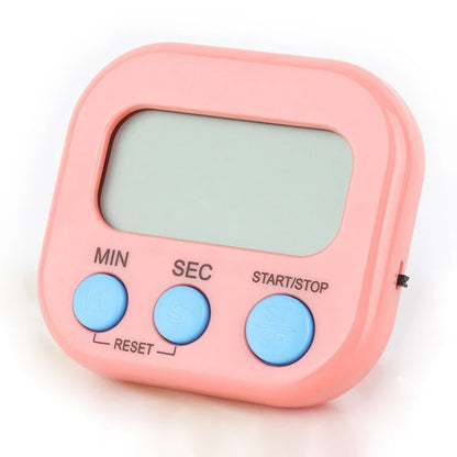 Digital Kitchen Timer – 99-Minute Countdown with Magnetic Back & Stand