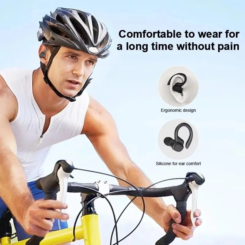 Wireless Bluetooth 5.3 Earbuds – ANC Stereo Earphones with Microphone, LED Display & IPX6 Water Resistance