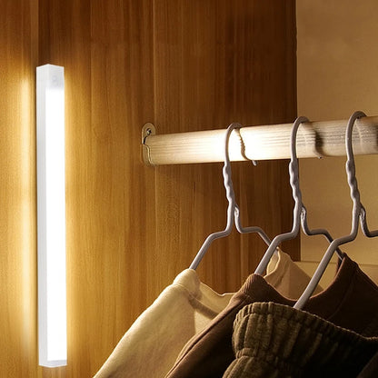 Rechargeable Motion Sensor LED Bar Light – Cordless Magnetic Cabinet & Bedside Light