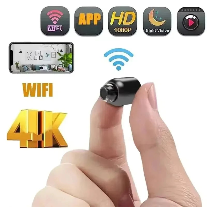 Mini 1080P HD Security Camera – Portable Wireless Camera with Night Vision & Motion Detection