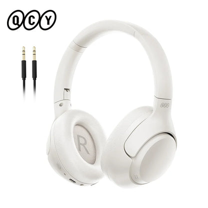 QCY H3 Wireless ANC Headphones – 43dB Hybrid Noise Cancellation, Hi-Res Audio & 60-Hour Battery