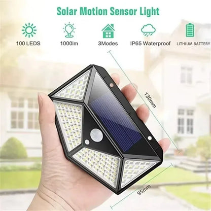 ESMARTER Solar LED Outdoor Spotlight – IP65 Waterproof Motion Sensor Garden Light