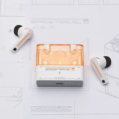 MOONDROP Space Travel 2 Wireless Earbuds – Bluetooth 6.0 TWS with ANC & Low-Latency Gaming Mode