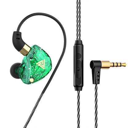 QKZ AK3 FiLe Wired Earphones – In-Ear HiFi Headphones with Microphone