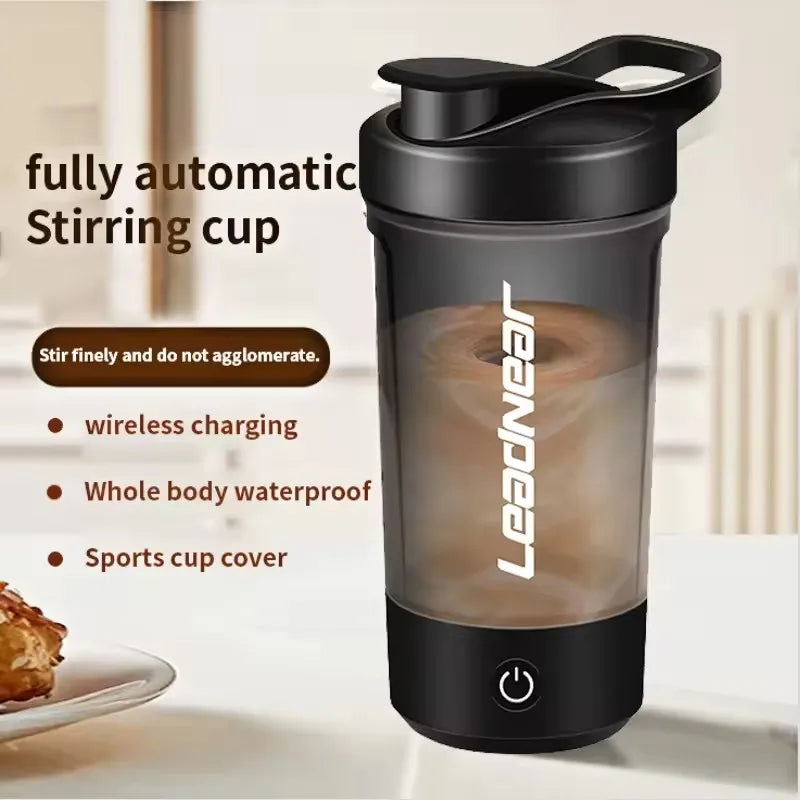 Portable Electric Blender Cup – Rechargeable USB Protein Shaker & Smoothie Maker for Gym, Travel & Outdoors