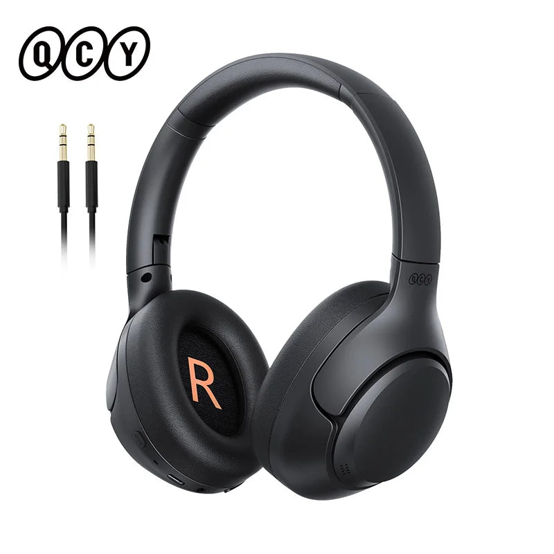 QCY H3 Wireless ANC Headphones – 43dB Hybrid Noise Cancellation, Hi-Res Audio & 60-Hour Battery