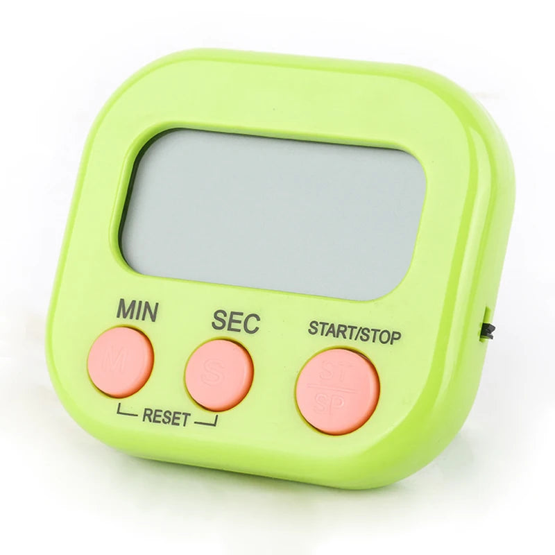 Digital Kitchen Timer – 99-Minute Countdown with Magnetic Back & Stand