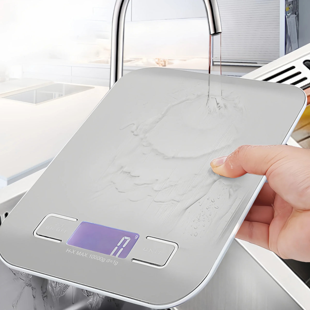 Digital Kitchen Scale – 5kg/10kg Capacity with 1g Precision & Stainless Steel Platform